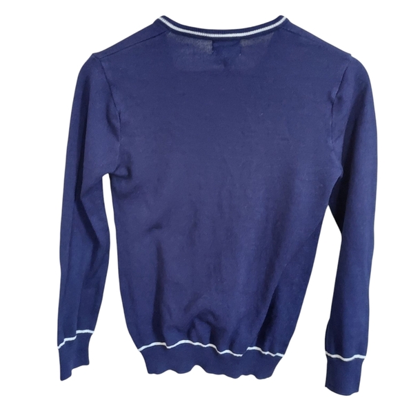 Vintage Adee of California Embroidered "Racoon Gone Fishing" V-Neck Sweater - Picture 5 of 7